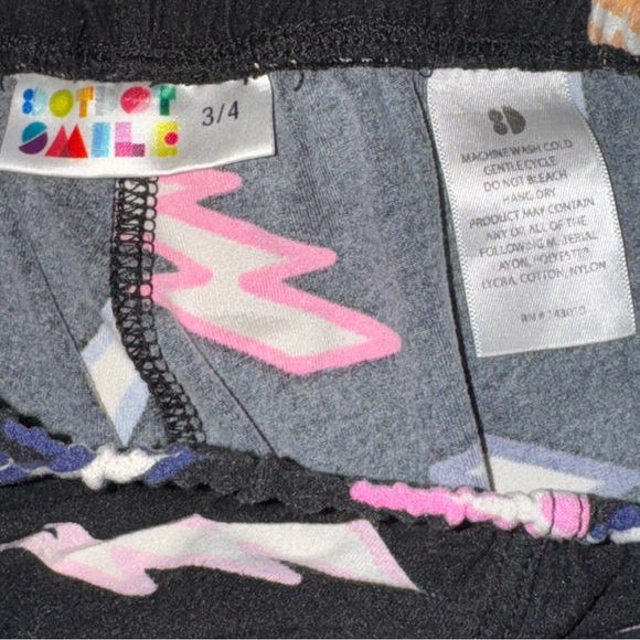 Dot Dot Smile Kids Lightning Bolt Shorts - Black - Picture 5 of 5